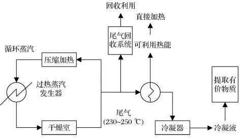 过热蒸汽干燥系统